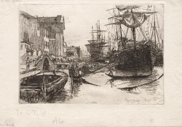 Ansicht in Venedig, 1880