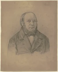 Bildnis Johann Christof Scholderer, der Vater des Künstlers