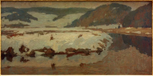 Später Schnee