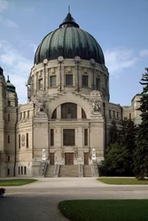 Ansicht des Familiengrabes von Otto Wagner