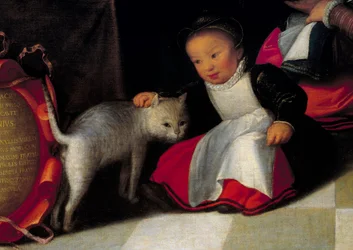 Der Künstler und seine Familie (Detail)
