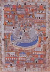 Karte von Aleppo, um 1600