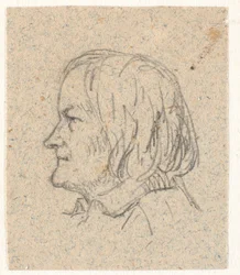 Profilporträt von Thorvaldsen