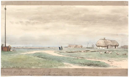 Aussicht vom Konsul Axelsens Hof bis zur Reede, wo die Læsø-Jagden liegen.