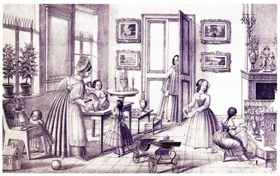 Kinderzimmer, frühes 19. Jahrhundert