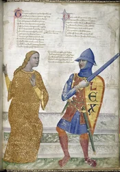 Klugheit und Gerechtigkeit aus Regia Carmina von Convenevole da Prato