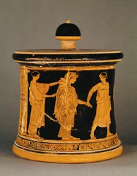 Hochzeitsszene - vielleicht die Hochzeit von Peleus und Thetis