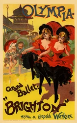 Olympia-Plakat, um 1900