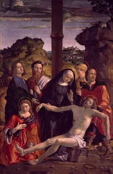 Kreuzabnahme Christi (Detail)