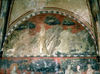 Genesis, Schöpfung der Tiere und Schöpfung Adams (Fresko)
