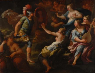 Achilles wird von Odysseus unter den Töchtern des Lykomedes auf Skyros entdeckt