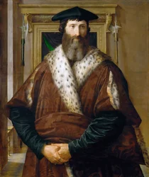Porträt eines Mannes Malatesta Baglione, ca. 1535