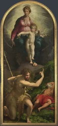 Die Madonna und das Kind mit den Heiligen Johannes dem Täufer und Hieronymus, 1527