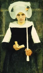 Bretonin beim Pardon, 1888