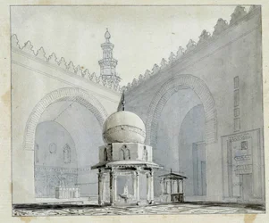 Hof der Sultan-Hassan-Moschee, Kairo Ägypten