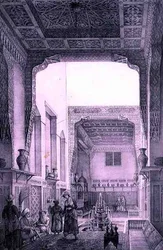 Innenhof des Ouatier-Hauch Kadan, aus 