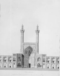 Haupttor von Mesdjid-i-Shah, Isfahan, aus 