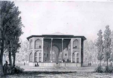 Pavillon der Acht Paradiese, in Isfahan, aus 