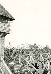 Normannische Eroberung: Truppen rücken die Themse hinauf