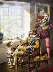 Wer hat Sir Walter Raleigh mit Wasser übergossen?