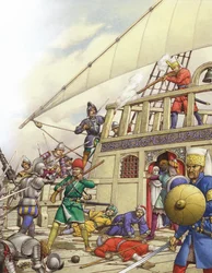 Die Ritter von St. John eroberten die feinste Galeone der Türkei, die Sultana