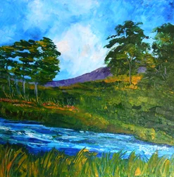 Bach in der Nähe von Marmelade, 2016