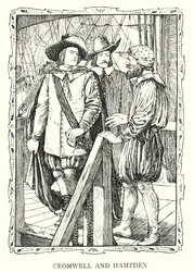 Oliver Cromwell und John Hampden