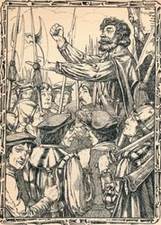 Ket der Zehner spricht zu seinen Anhängern, 1902