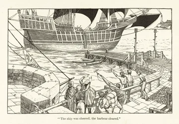 Die Ballade vom alten Seemann (Gravur)