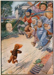 "Du kannst mich nicht fangen, ich bin der Lebkuchenmann!"