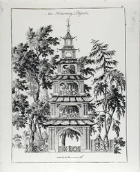 Eine Ehrenpagode, aus 