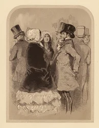 Gavarni in London: Der Bummler in der Regent Street