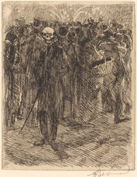 In der Menge, 1900
