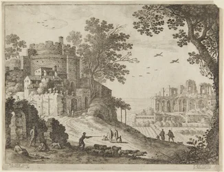 Burg und Hirten