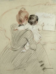 Madame Paul Helleu und ihre Tochter Paulette, 1905
