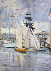 Der Hafen, Deauville, Normandie, 1912