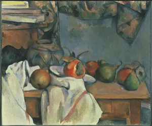 Ingwertopf mit Granatapfel und Birnen