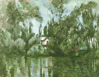 Haus am Ufer der Marne