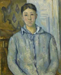 Madame Cézanne in Blau