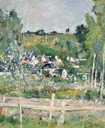 Ein Blick auf Auvers-sur-Oise, Der Zaun, ca. 1873