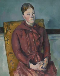 Madame Cézanne in einem gelben Stuhl, 1888-90
