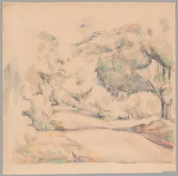 Straße in der Provence