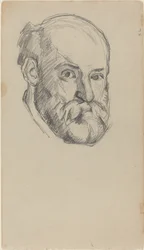 Selbstporträt [recto], ca. 1880-1882