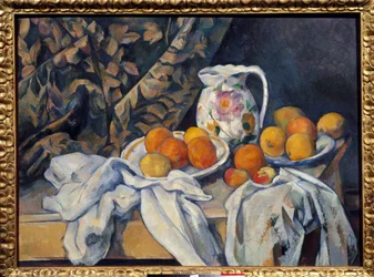 Stillleben auf dem Vorhang