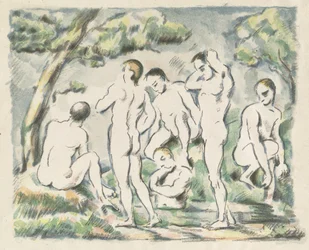 Die Badenden (kleine Platte)