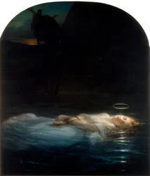 Die junge Märtyrerin, 1855
