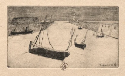 Sechs Radierungen: Tréport, 1895