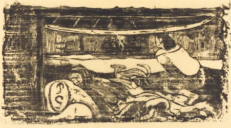 Innenansicht einer Hütte