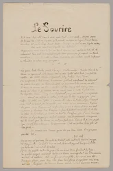Le sourire: Seriöse Zeitschrift, Nov. 1899