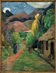 Straße ins Gebirge
